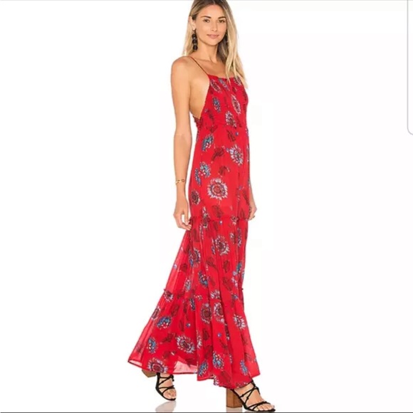Free People Dresses & Skirts - Free People Intimately Garden Party Red Maxi Dress